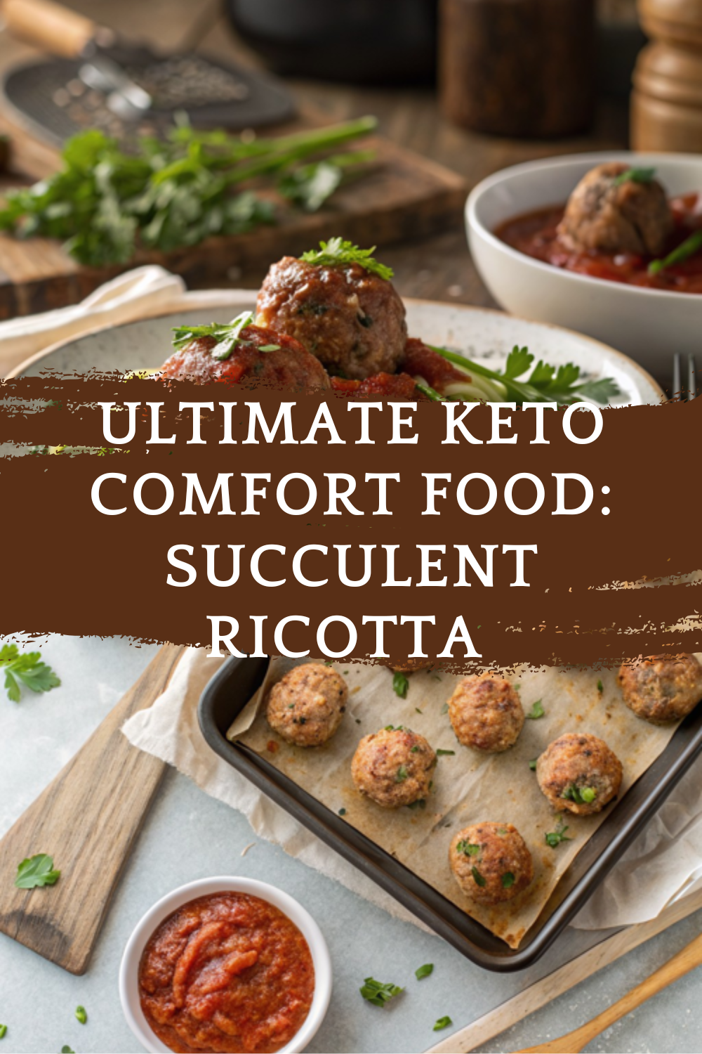 Ultimate Keto Comfort Food: Succulent Ricotta Meatballs