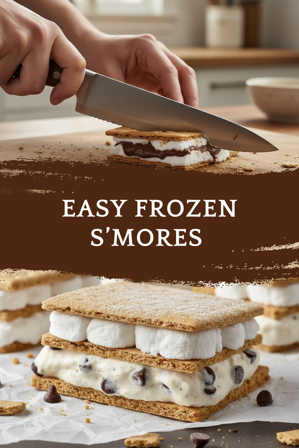Easy Frozen S’mores – No-Bake Summer Dessert Recipe