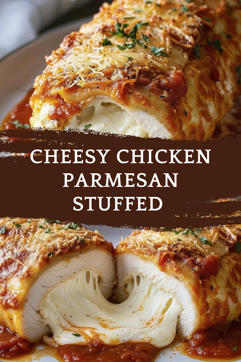 Cheesy Chicken Parmesan Stuffed with Cream Cheese – Ultimate Comfort Recipe
