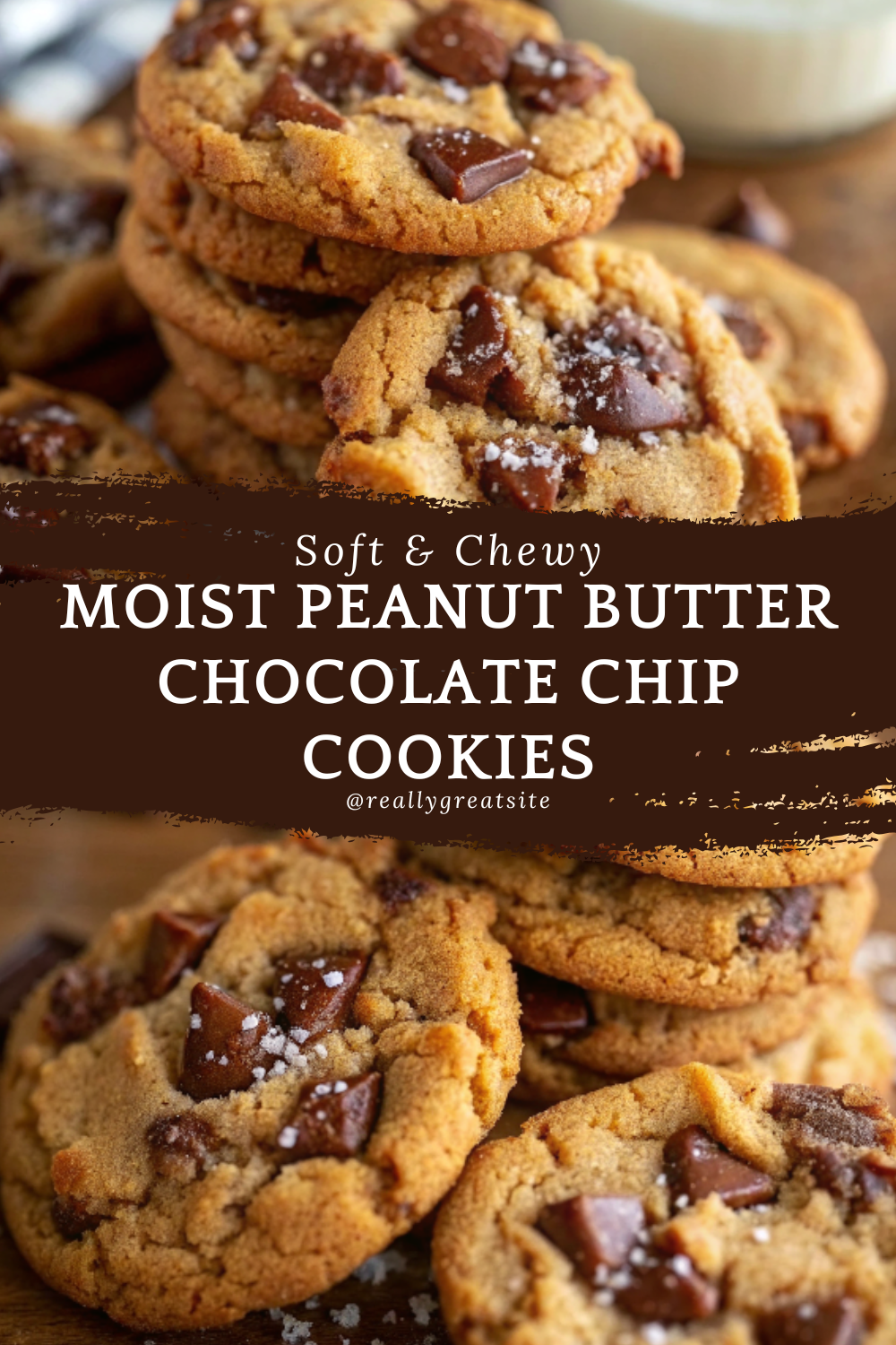 Moist Peanut Butter Chocolate Chip Cookies – Soft & Chewy Perfection
