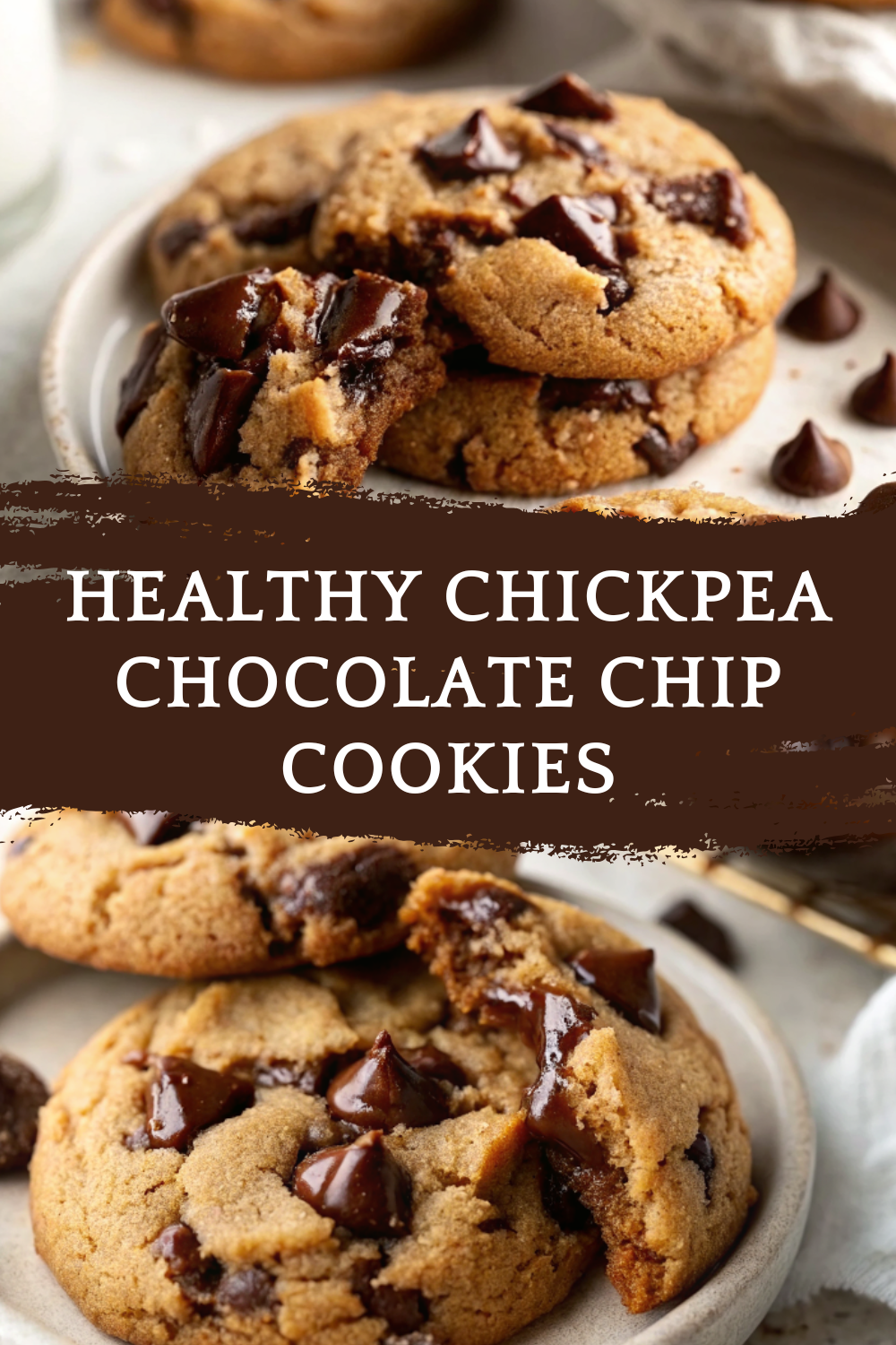 Healthy Chickpea Chocolate Chip Cookies – Soft, Nutritious & Guilt-Free Treat