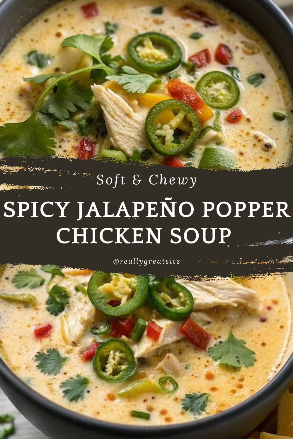 Spicy Jalapeño Popper Chicken Soup – Creamy, Bold & Comforting